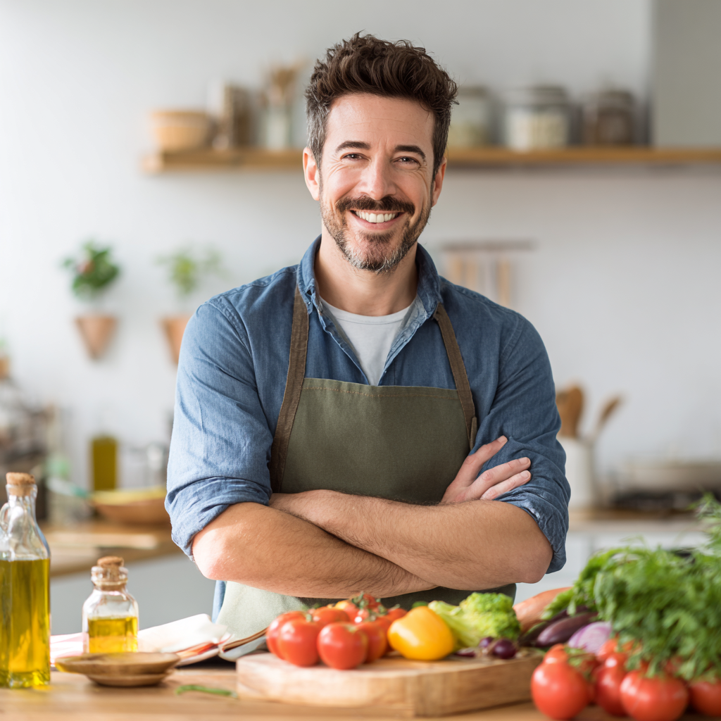 Femeie româncă tânără energică între 25-35 ani zâmbind radiant după antrenament, înfățișare românească tipică, transpirând ușor și ținând o sticlă de apă